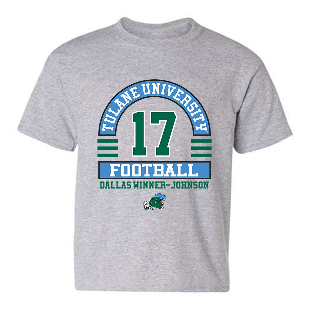 Tulane - NCAA Football : Dallas Winner-Johnson - Classic Fashion Shersey Youth T-Shirt-0