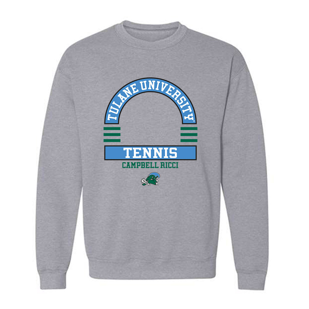 Tulane - NCAA Women's Tennis : Campbell Ricci - Classic Fashion Shersey Crewneck Sweatshirt