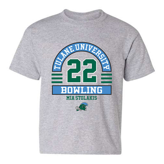 Tulane - NCAA Women's Bowling : Mia Stolakis - Classic Fashion Shersey Youth T-Shirt