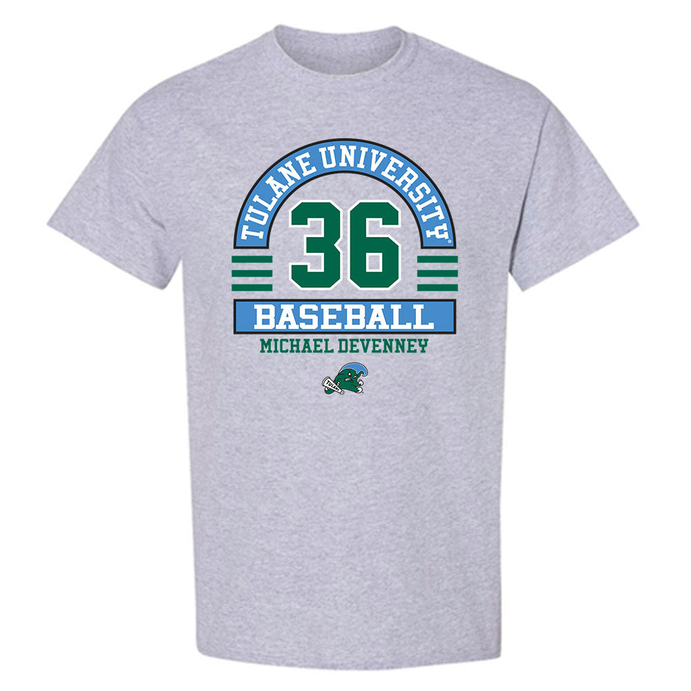 Tulane - NCAA Baseball : Michael Devenney - Classic Fashion Shersey T-Shirt-0