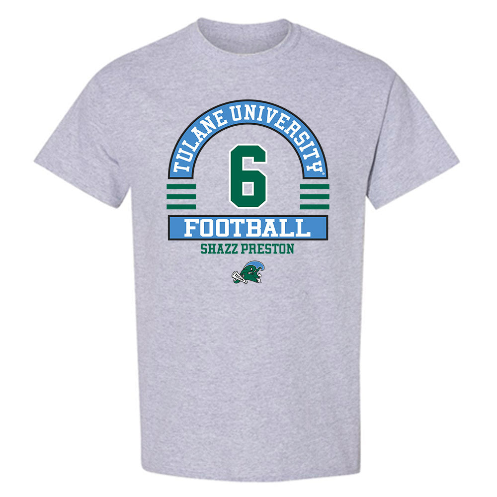 Tulane - NCAA Football : Shazz Preston - Classic Fashion Shersey T-Shirt