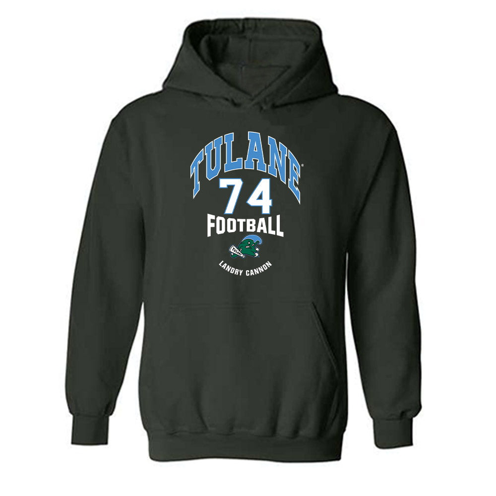 Tulane - NCAA Football : Landry Cannon - Hooded Sweatshirt