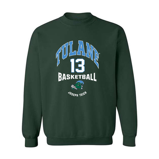 Tulane - NCAA Men's Basketball : Joseph Teich - Classic Fashion Shersey Crewneck Sweatshirt