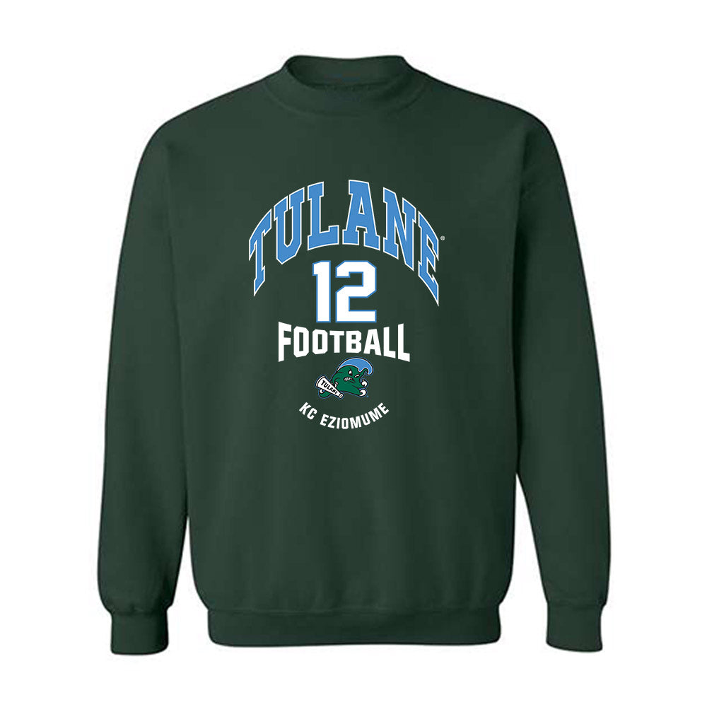 Tulane - NCAA Football : Kc Eziomume - Classic Fashion Shersey Crewneck Sweatshirt-0