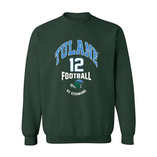 Tulane - NCAA Football : Kc Eziomume - Classic Fashion Shersey Crewneck Sweatshirt-0