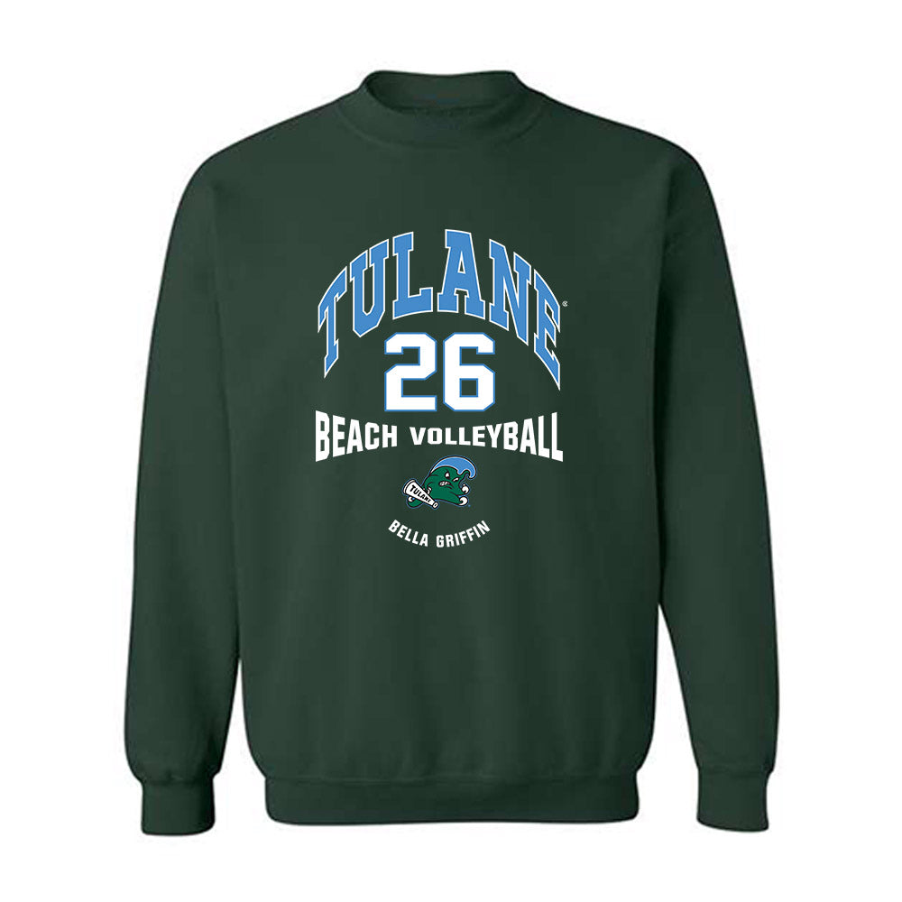 Tulane - NCAA Beach Volleyball : Bella Griffin - Classic Fashion Shersey Crewneck Sweatshirt-0