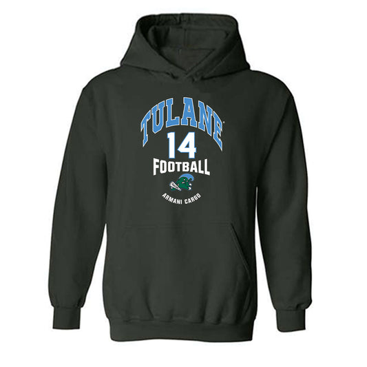 Tulane - NCAA Football : Armani Cargo - Classic Fashion Shersey Hooded Sweatshirt