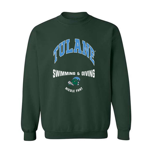 Tulane - NCAA Women's Swimming & Diving : Nicole Fant - Classic Fashion Shersey Crewneck Sweatshirt-0