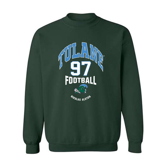 Tulane - NCAA Football : Nikolas Alston - Classic Fashion Shersey Crewneck Sweatshirt-0