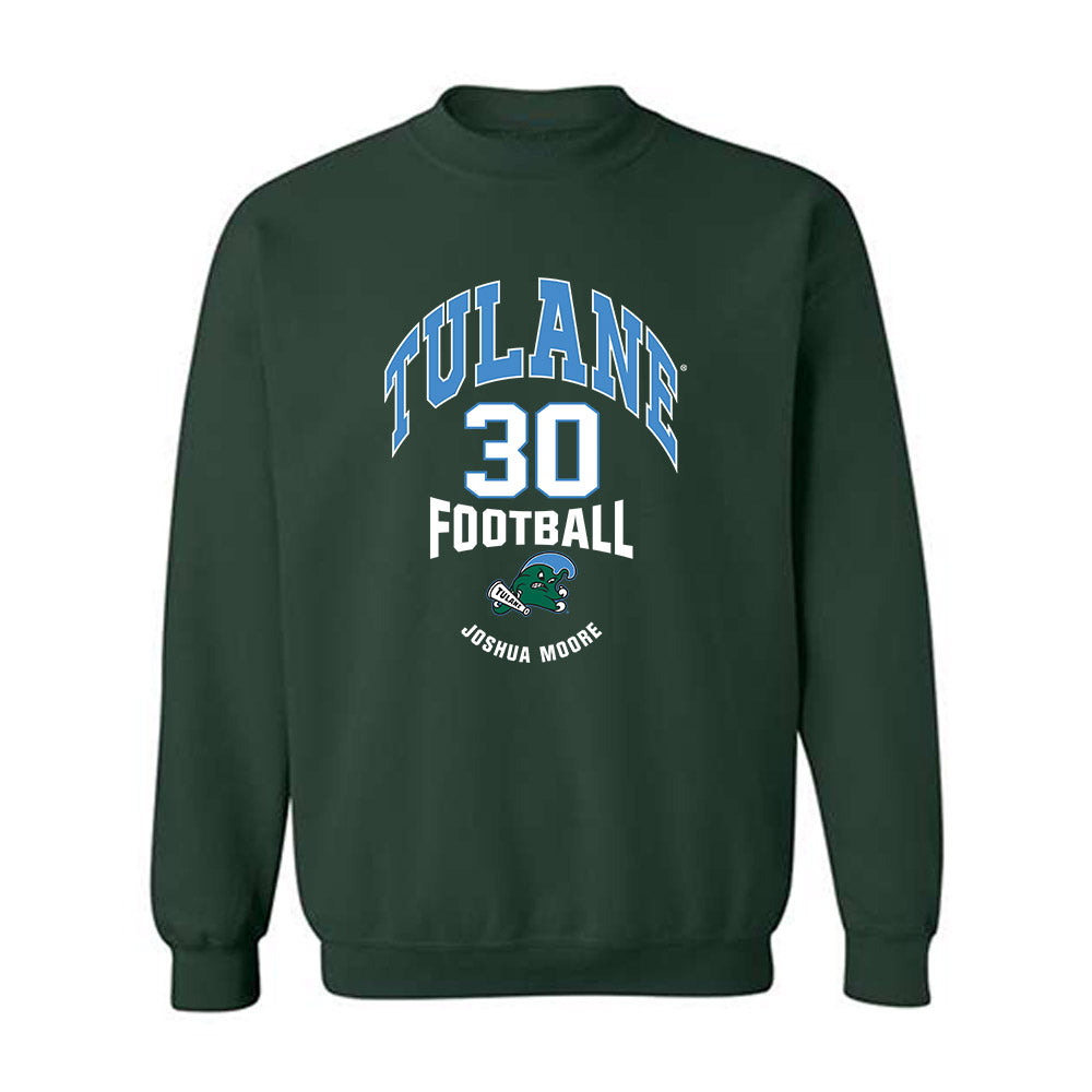Tulane - NCAA Football : Joshua Moore - Classic Fashion Shersey Crewneck Sweatshirt
