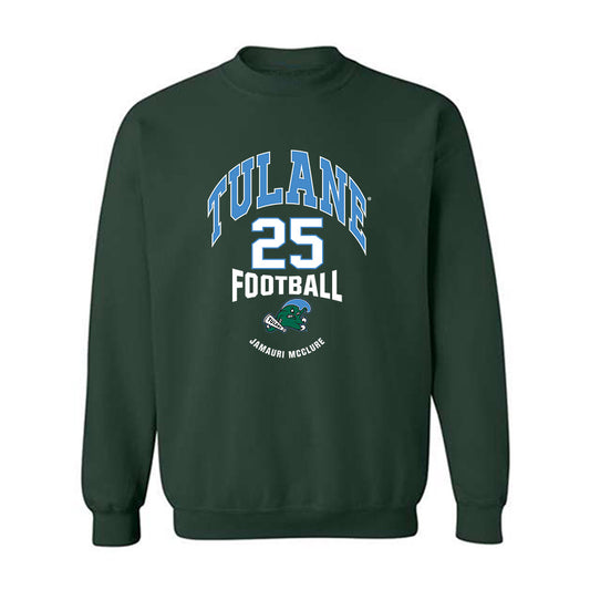 Tulane - NCAA Football : Jamauri McClure - Classic Fashion Shersey Crewneck Sweatshirt