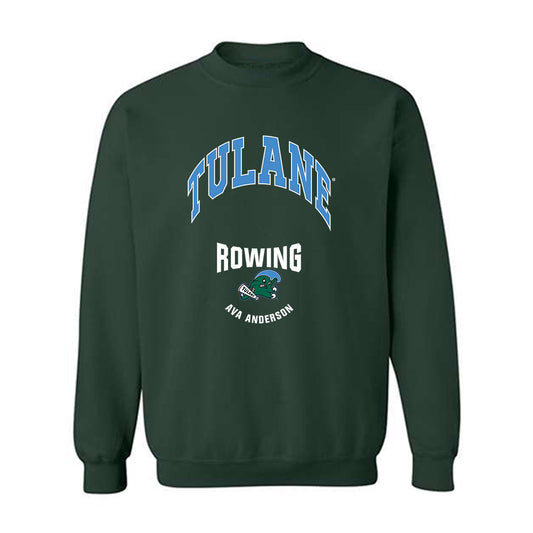 Tulane - NCAA Women's Rowing : Ava Anderson - Classic Fashion Shersey Crewneck Sweatshirt-0