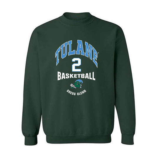 Tulane - NCAA Men's Basketball : Gregg Glenn - Classic Fashion Shersey Crewneck Sweatshirt-0