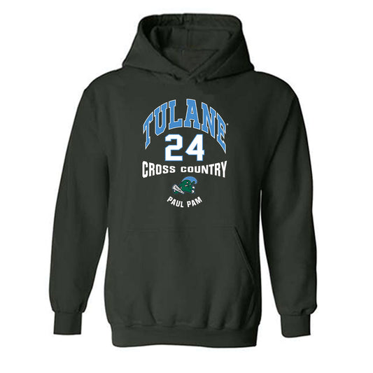 Tulane - NCAA Men's Cross Country : Paul Pam - Classic Fashion Shersey Hooded Sweatshirt