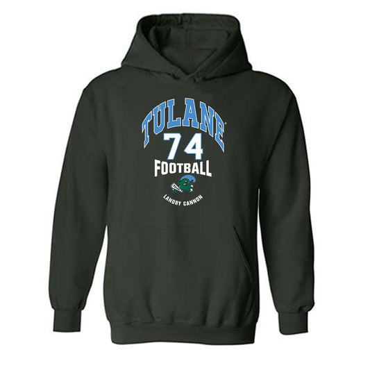 Tulane - NCAA Football : Landry Cannon - Classic Fashion Shersey Hooded Sweatshirt-0