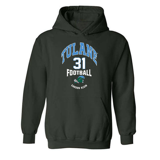 Tulane - NCAA Football : Carson Klein - Classic Fashion Shersey Hooded Sweatshirt