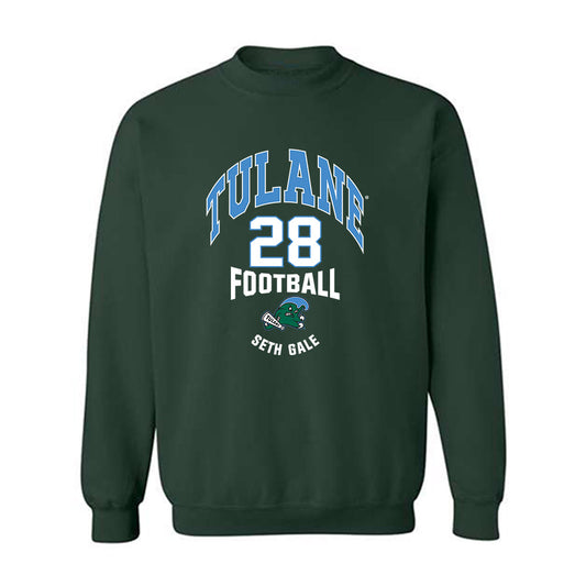 Tulane - NCAA Football : Seth Gale - Classic Fashion Shersey Crewneck Sweatshirt-0