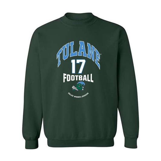 Tulane - NCAA Football : Dallas Winner-Johnson - Classic Fashion Shersey Crewneck Sweatshirt-0