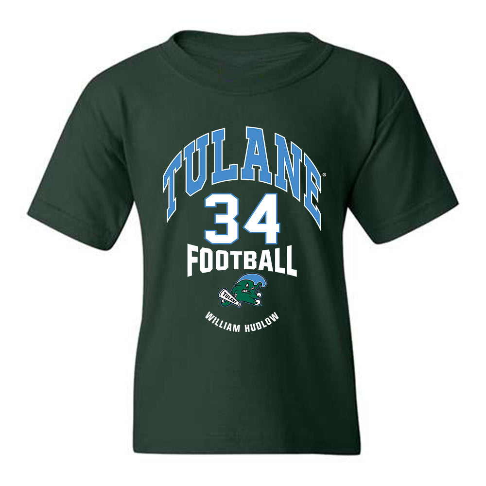 Tulane - NCAA Football : William Hudlow - Classic Fashion Shersey Youth T-Shirt