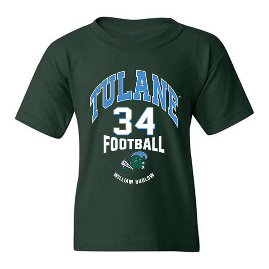 Tulane - NCAA Football : William Hudlow - Classic Fashion Shersey Youth T-Shirt