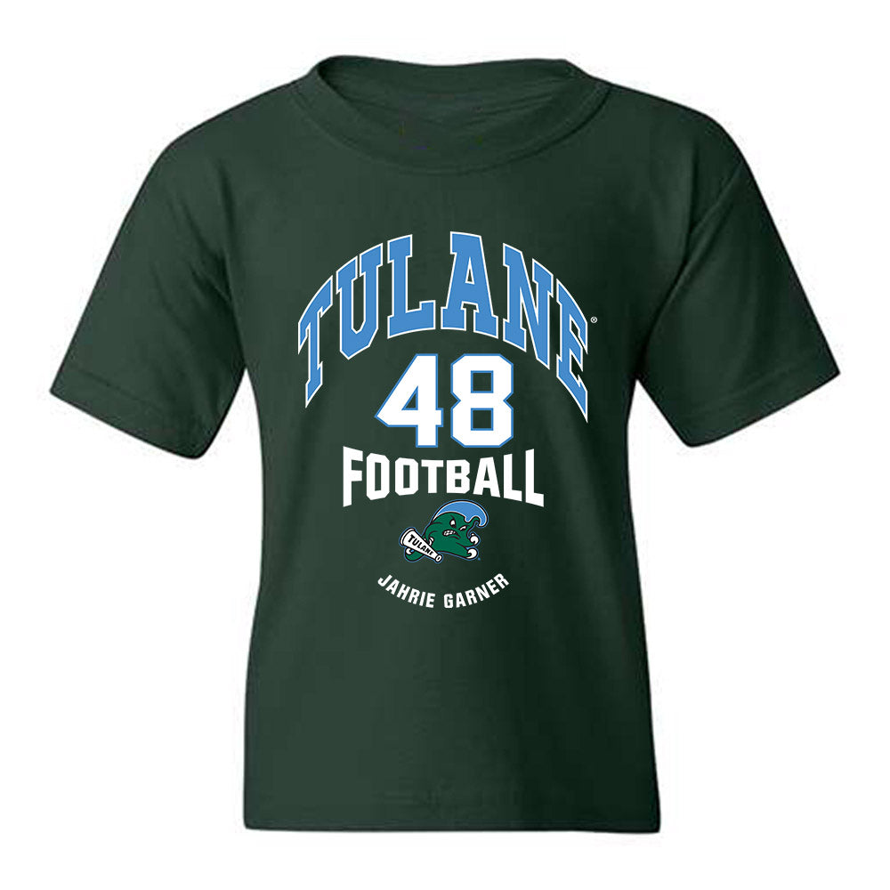 Tulane - NCAA Football : Jahrie Garner - Classic Fashion Shersey Youth T-Shirt-0