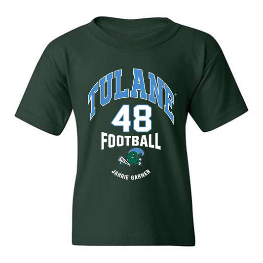 Tulane - NCAA Football : Jahrie Garner - Classic Fashion Shersey Youth T-Shirt-0