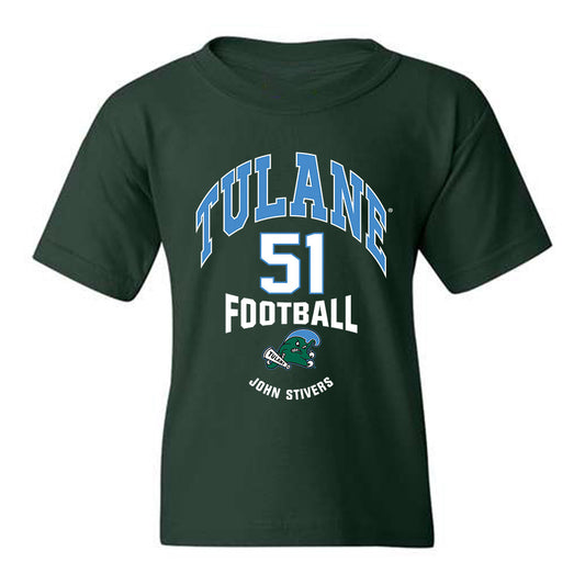 Tulane - NCAA Football : John Stivers - Classic Fashion Shersey Youth T-Shirt