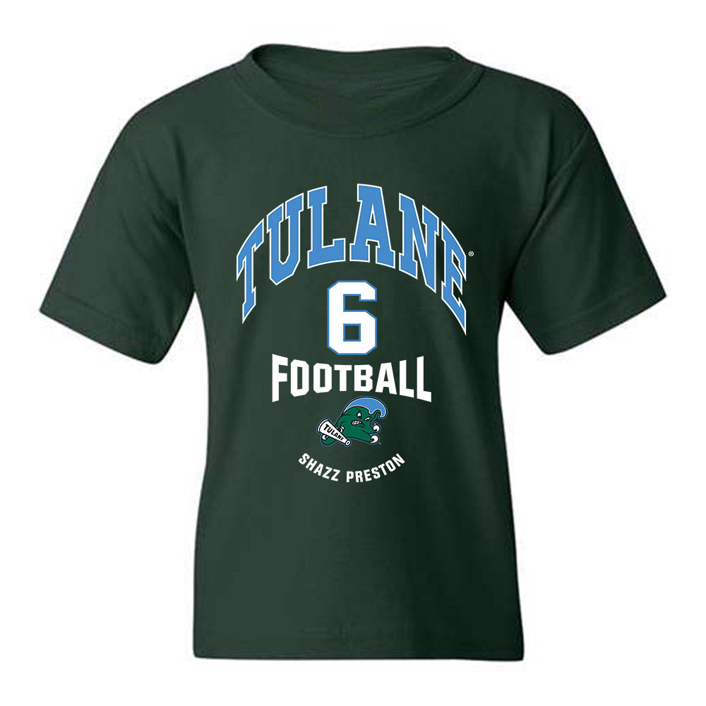 Tulane - NCAA Football : Shazz Preston - Classic Fashion Shersey Youth T-Shirt