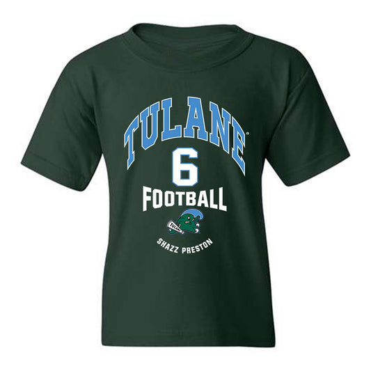 Tulane - NCAA Football : Shazz Preston - Classic Fashion Shersey Youth T-Shirt