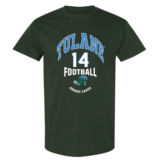 Tulane - NCAA Football : Armani Cargo - Classic Fashion Shersey T-Shirt