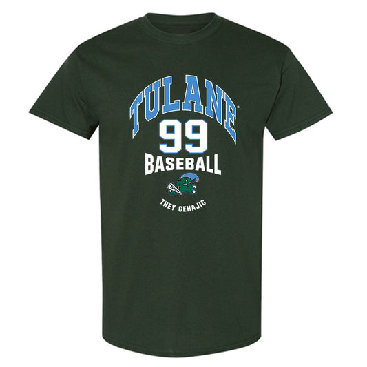 Tulane - NCAA Baseball : Trey Cehajic - Classic Fashion Shersey T-Shirt