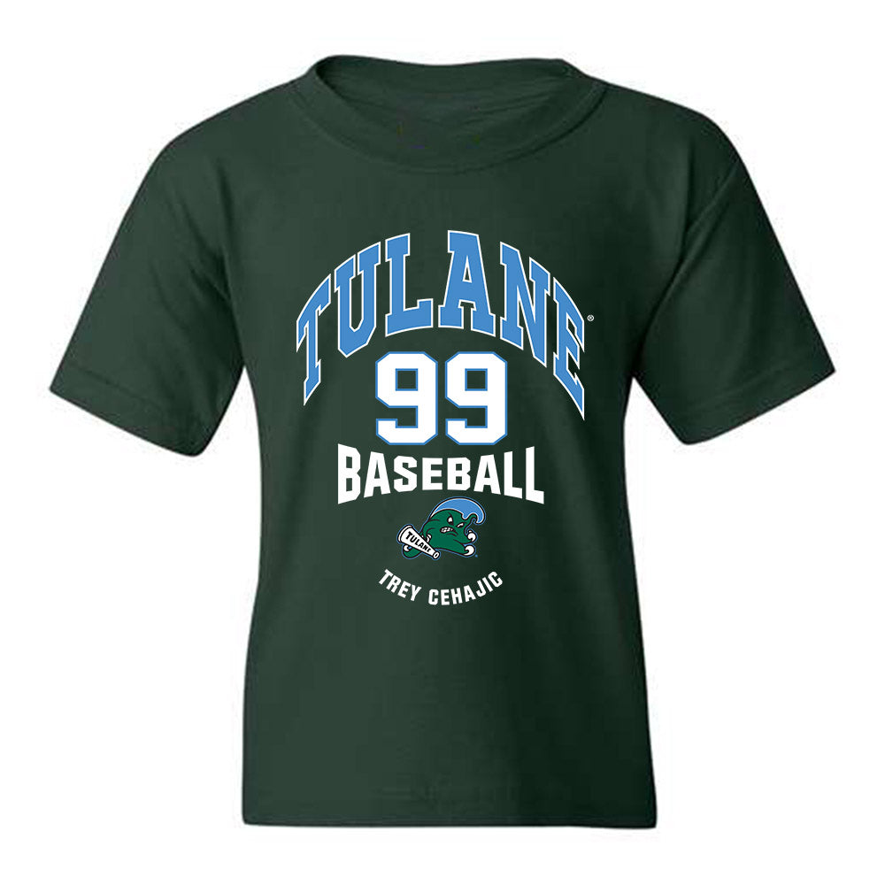Tulane - NCAA Baseball : Trey Cehajic - Classic Fashion Shersey Youth T-Shirt