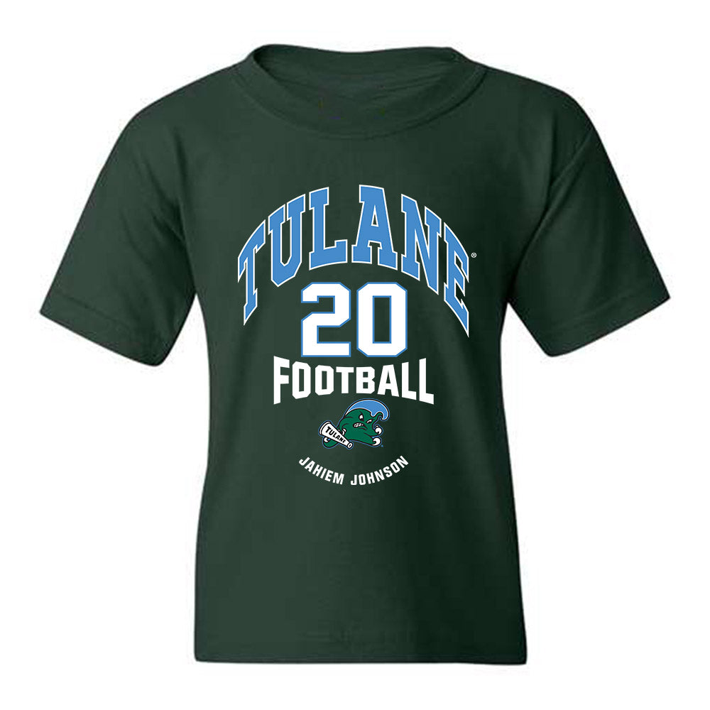 Tulane - NCAA Football : Jahiem Johnson - Classic Fashion Shersey Youth T-Shirt
