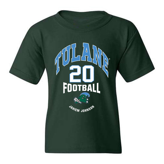 Tulane - NCAA Football : Jahiem Johnson - Classic Fashion Shersey Youth T-Shirt