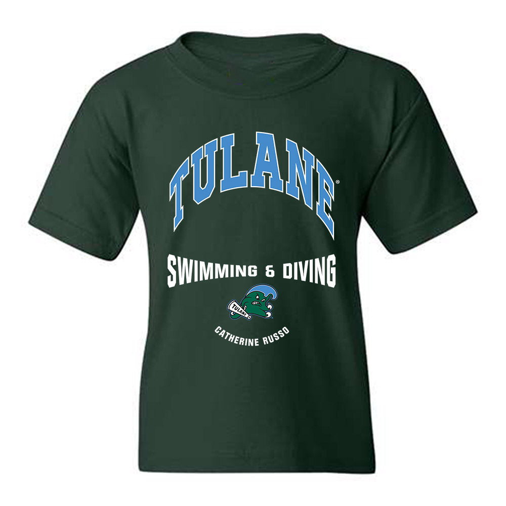 Tulane - NCAA Women's Swimming & Diving : Catherine Russo - Classic Fashion Shersey Youth T-Shirt-0