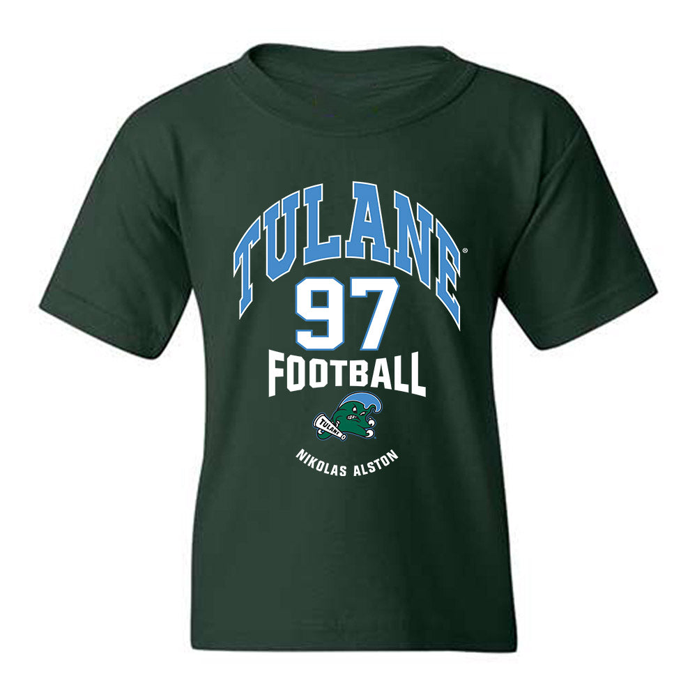 Tulane - NCAA Football : Nikolas Alston - Classic Fashion Shersey Youth T-Shirt-0