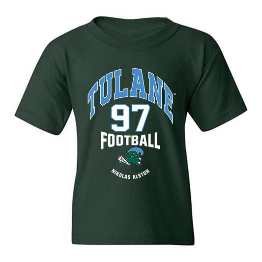 Tulane - NCAA Football : Nikolas Alston - Classic Fashion Shersey Youth T-Shirt-0
