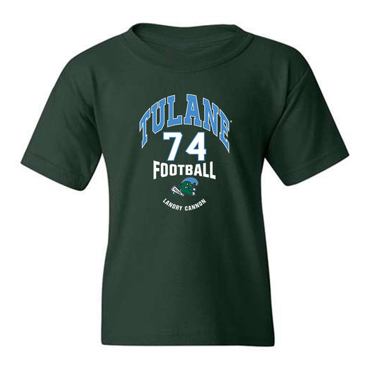 Tulane - NCAA Football : Landry Cannon - Youth T-Shirt