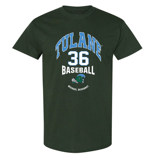 Tulane - NCAA Baseball : Michael Devenney - Classic Fashion Shersey T-Shirt-0