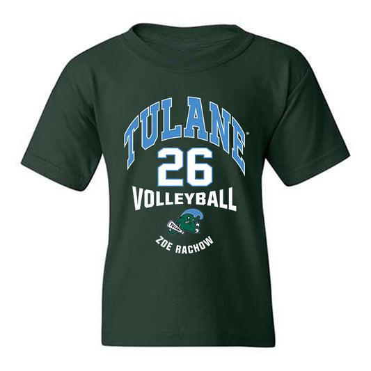 Tulane - NCAA Women's Volleyball : Zoe Rachow - Classic Fashion Shersey Youth T-Shirt-0