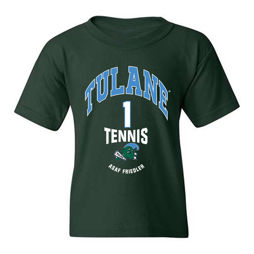 Tulane - NCAA Men's Tennis : Asaf Friedler - Classic Fashion Shersey Youth T-Shirt-0