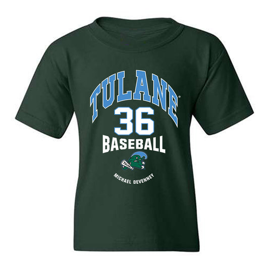 Tulane - NCAA Baseball : Michael Devenney - Classic Fashion Shersey Youth T-Shirt-0