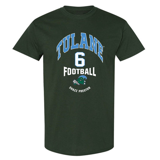 Tulane - NCAA Football : Shazz Preston - Classic Fashion Shersey T-Shirt