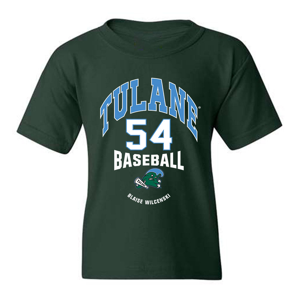 Tulane - NCAA Baseball : Blaise Wilcenski - Classic Fashion Shersey Youth T-Shirt