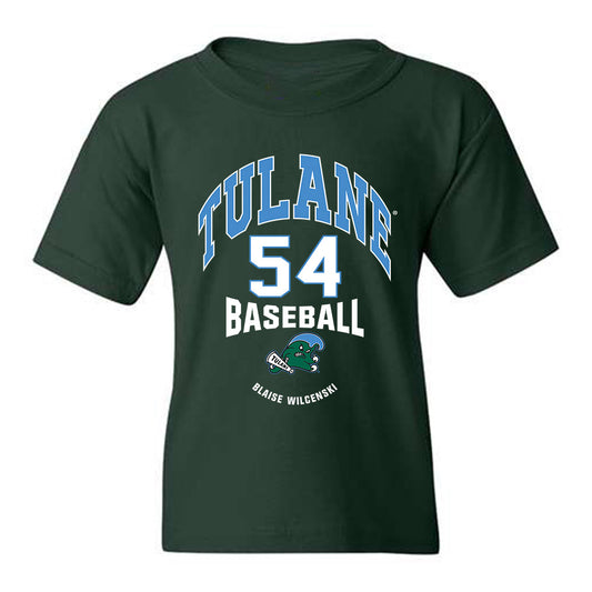 Tulane - NCAA Baseball : Blaise Wilcenski - Classic Fashion Shersey Youth T-Shirt