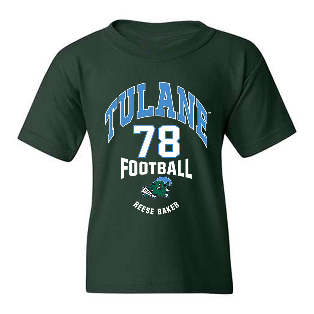 Tulane - NCAA Football : Reese Baker - Classic Fashion Shersey Youth T-Shirt-0