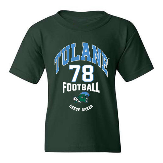 Tulane - NCAA Football : Reese Baker - Classic Fashion Shersey Youth T-Shirt-0