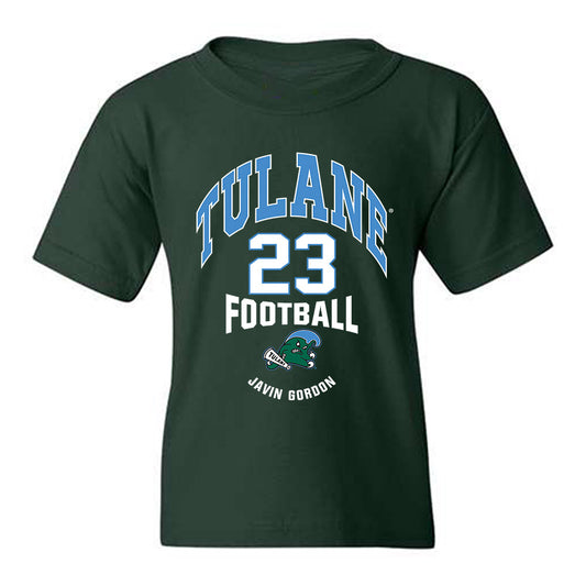 Tulane - NCAA Football : Javin Gordon - Classic Fashion Shersey Youth T-Shirt-0