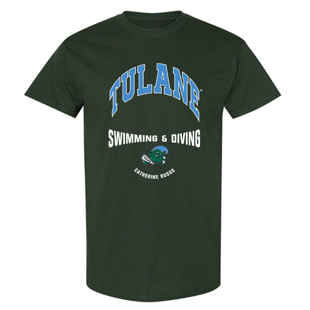 Tulane - NCAA Women's Swimming & Diving : Catherine Russo - Classic Fashion Shersey T-Shirt-0