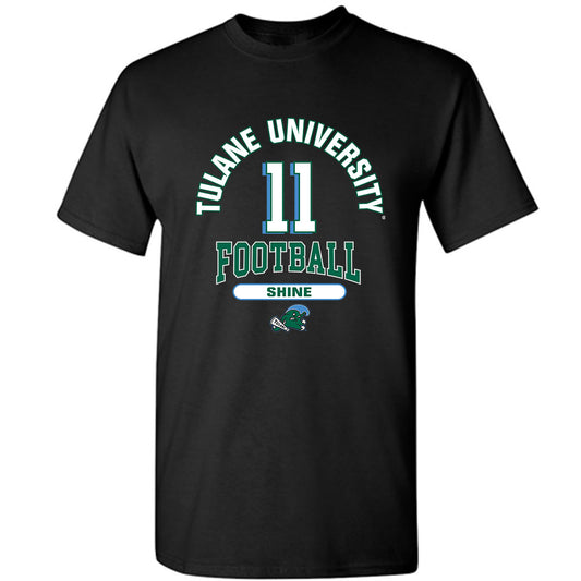 Tulane - NCAA Football : Ezaiah Shine - Classic Fashion Shersey T-Shirt-0